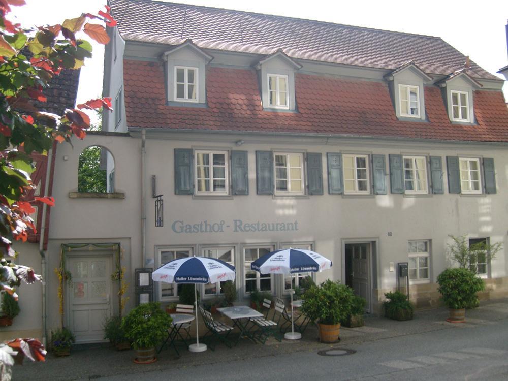 Gasthof Blauer Bock Schwäbisch Hall Exterior foto